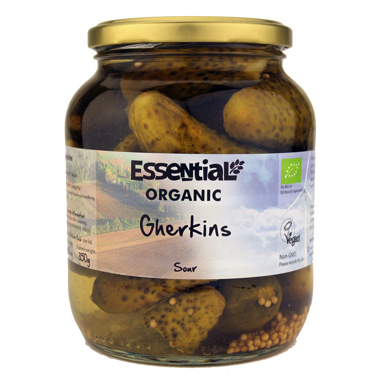 Fresh Organic Sour Gherkins. Fresher food, sourced with care. freshrange UK