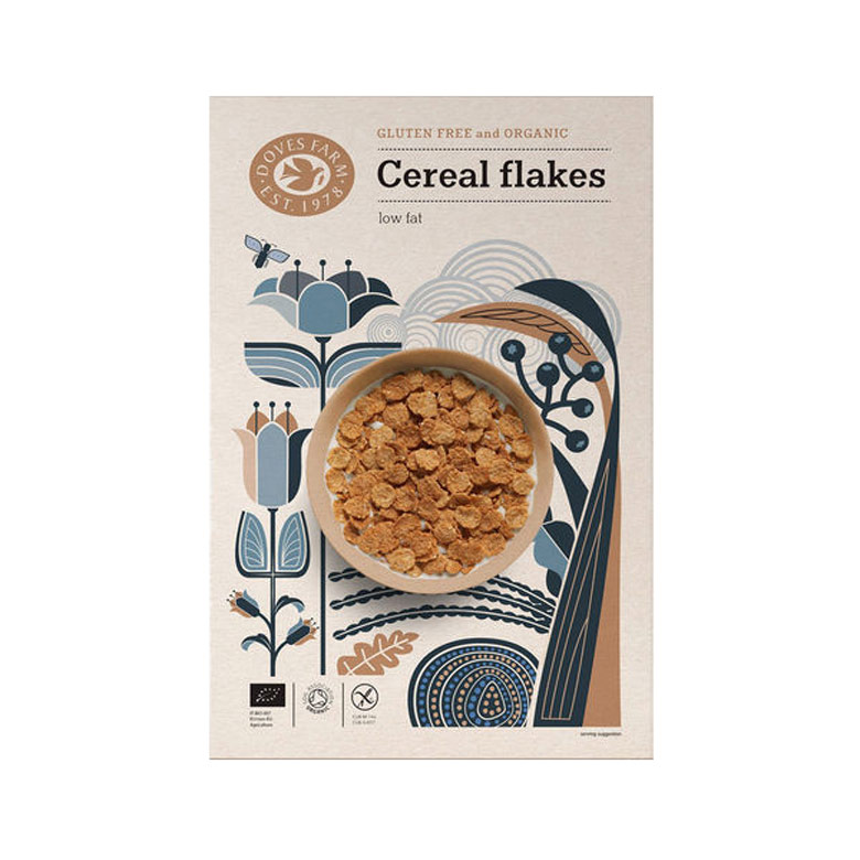 Fresh Organic Gluten Free Cereal Flakes. Fresher food, sourced with