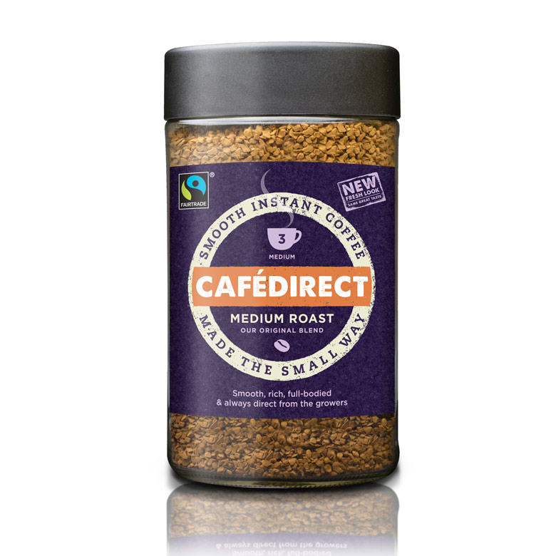Fresh Medium Roast Instant Coffee. Fresher food, sourced with care. freshrange UK